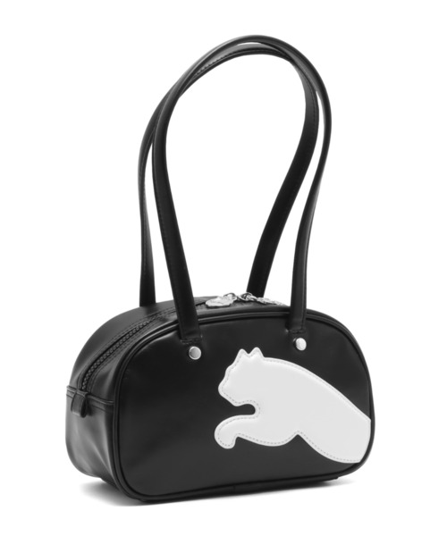 PUMA(プーマ)の「PUMA MINI GRIP BAG / プーマ ミニ グリップバッグ(ショルダーバッグ・レディース・ブラック/ピンク・ONE SIZE)」の3枚目の写真
