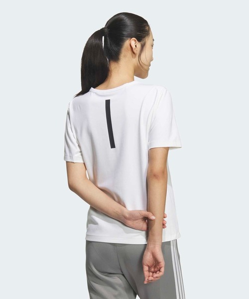 adidas(アディダス)の「W ZNE SS Tシャツ / アディダス adidas(Tシャツ/カットソー・レディース・ホワイト・LARGE/XX-LARGE/X-LARGE/SMALL/MEDIUM/X-SMALL)」の2枚目の写真