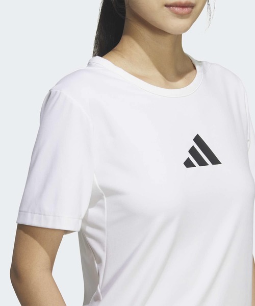adidas(アディダス)の「W ZNE SS Tシャツ / アディダス adidas(Tシャツ/カットソー・レディース・ホワイト・LARGE/XX-LARGE/X-LARGE/SMALL/MEDIUM/X-SMALL)」の3枚目の写真