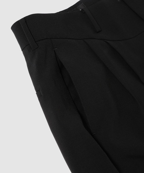 GURTWEIN（ ガーウィン）の「Iconic wide leg summer wool tailored pants（その他パンツ・レディース・ブラック・M/S）」の6枚目の写真
