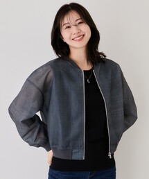 Jayro（ジャイロ）の「シアーダンボールデニムライクブルゾン（ブルゾン）」