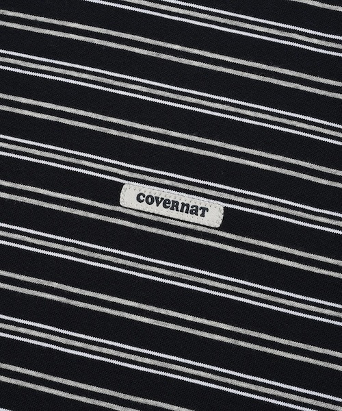 COVERNAT(カバーナット)の「WOMEN STRIPED T-SHIRT(Tシャツ/カットソー・レディース・アイボリー/チャコールグレー/ブルー/ネイビー・LARGE/MEDIUM/SMALL)」の21枚目の写真
