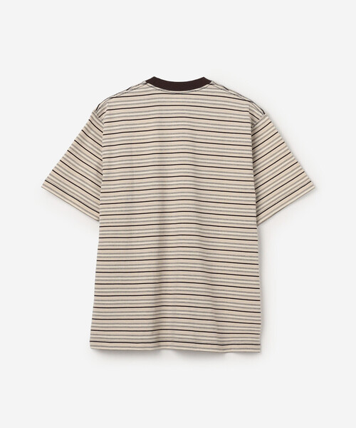 DANTON（ダントン）の「DANTON | マルチボーダー ポケットクルーネックTシャツ MEN（Tシャツ/カットソー・メンズ・ベージュ系その他/ブルー系その他/ブラック系その他/レッド系その他/ホワイト系その他5・M/L/XL/S）」の20枚目の写真
