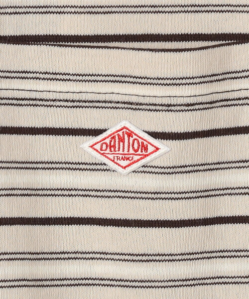 DANTON（ダントン）の「DANTON | マルチボーダー ポケットクルーネックTシャツ MEN（Tシャツ/カットソー・メンズ・ベージュ系その他/ブルー系その他/ブラック系その他/レッド系その他/ホワイト系その他5・M/L/XL/S）」の16枚目の写真