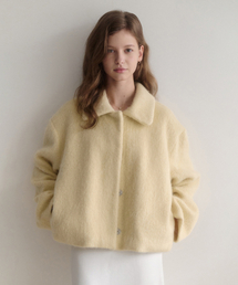 LENAV（ルナブ）の「esyアルパカウールジャケット（バター）（チェスターコート）」