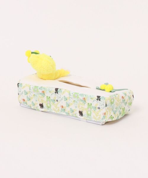 salle de bal（サルデバル）の「【 かえるのピクルス / pickles the frog 】 かえるのピクルス x 日比谷花壇　ミモザ　ティッシュカバー　NJI（収納グッズ・レディース・イエロー・FREE）」の8枚目の写真