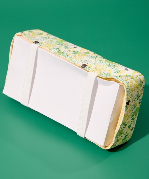 salle de bal（サルデバル）の「【 かえるのピクルス / pickles the frog 】 かえるのピクルス x 日比谷花壇　ミモザ　ティッシュカバー　NJI（収納グッズ・レディース・イエロー・FREE）」の7枚目の写真