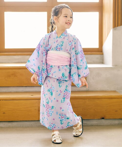 apres les cours（アプレレクール）の「チュール・オーロラ飾り帯（和装小物・キッズ・レインボー/オフホワイト・FREE）」の4枚目の写真