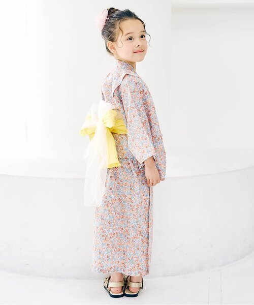 apres les cours（アプレレクール）の「チュール・オーロラ飾り帯（和装小物・キッズ・レインボー/オフホワイト・FREE）」の7枚目の写真