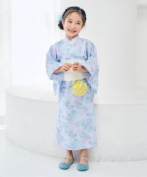 apres les cours（アプレレクール）の「チュール・オーロラ飾り帯（和装小物・キッズ・レインボー/オフホワイト・FREE）」の9枚目の写真