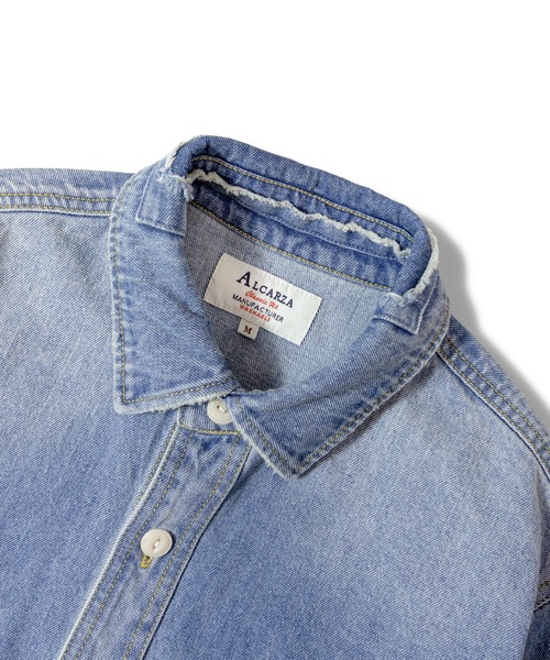 JACKROSE（ジャックローズ）の「Alcarza ﾀﾞﾒｰｼﾞﾃﾞﾆﾑｼｬﾂ（シャツ/ブラウス・メンズ・ブルー/ブラック・XL/M/L）」の5枚目の写真