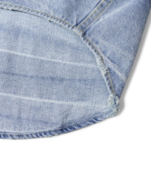 JACKROSE（ジャックローズ）の「Alcarza ﾀﾞﾒｰｼﾞﾃﾞﾆﾑｼｬﾂ（シャツ/ブラウス・メンズ・ブルー/ブラック・XL/M/L）」の7枚目の写真