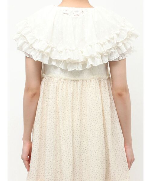 merry jenny（メリージェニー）の「sheer frill 2wayつけ襟（付け襟・レディース・ピンク/アイボリー/オフホワイト・FREE）」の18枚目の写真