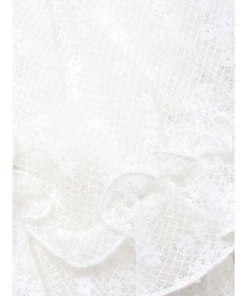 merry jenny（メリージェニー）の「sheer frill 2wayつけ襟（付け襟・レディース・ピンク/アイボリー/オフホワイト・FREE）」の8枚目の写真