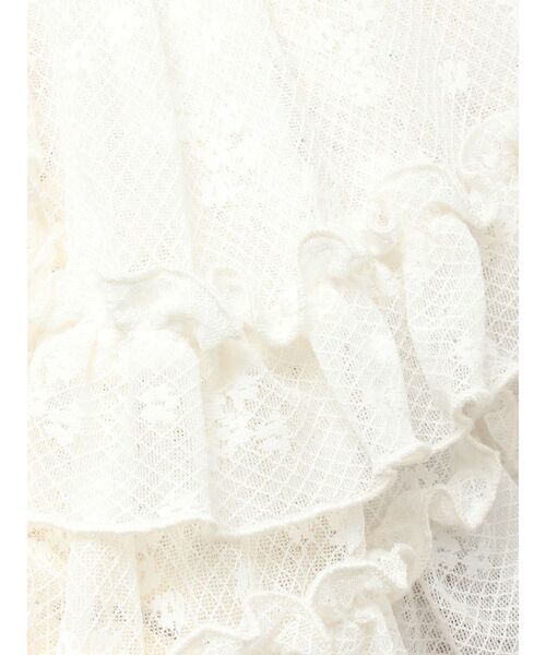 merry jenny（メリージェニー）の「sheer frill 2wayつけ襟（付け襟・レディース・ピンク/アイボリー/オフホワイト・FREE）」の10枚目の写真