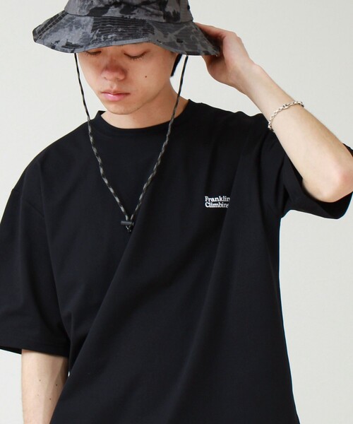 Franklin Climbing(フランクリンクライミング)の「【Franklin Climbing】FLEXIBLE TECH-LOGO TEE(Tシャツ/カットソー・メンズ・ホワイト/イエロー/ブラック/ベビーピンク・M/L)」の3枚目の写真