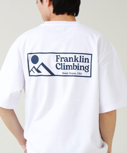 Franklin Climbing(フランクリンクライミング)の「【Franklin Climbing】FLEXIBLE TECH-LOGO TEE(Tシャツ/カットソー・メンズ・ホワイト/イエロー/ブラック/ベビーピンク・M/L)」の21枚目の写真