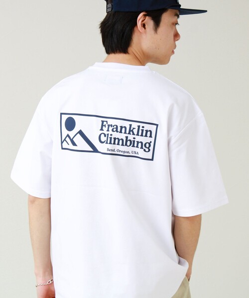 Franklin Climbing(フランクリンクライミング)の「【Franklin Climbing】FLEXIBLE TECH-LOGO TEE(Tシャツ/カットソー・メンズ・ホワイト/イエロー/ブラック/ベビーピンク・M/L)」の22枚目の写真
