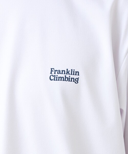 Franklin Climbing(フランクリンクライミング)の「【Franklin Climbing】FLEXIBLE TECH-LOGO TEE(Tシャツ/カットソー・メンズ・ホワイト/イエロー/ブラック/ベビーピンク・M/L)」の13枚目の写真
