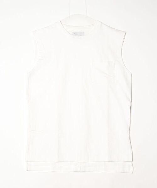 VOAAOV（ヴォアーブ）の「【VOAAOV】HEAVY JERSEY GARMENT DYE No Sleeve（Tシャツ/カットソー・メンズ・チャコールグレー/ブラック/ホワイト・2/1）」の2枚目の写真