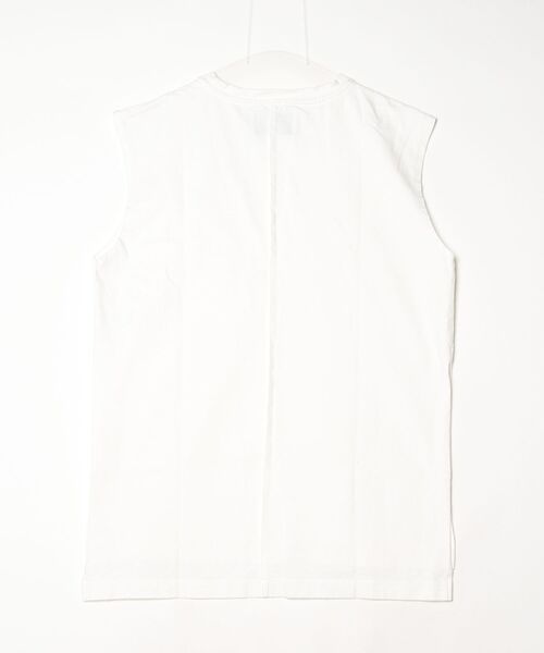 VOAAOV（ヴォアーブ）の「【VOAAOV】HEAVY JERSEY GARMENT DYE No Sleeve（Tシャツ/カットソー・メンズ・チャコールグレー/ブラック/ホワイト・2/1）」の4枚目の写真