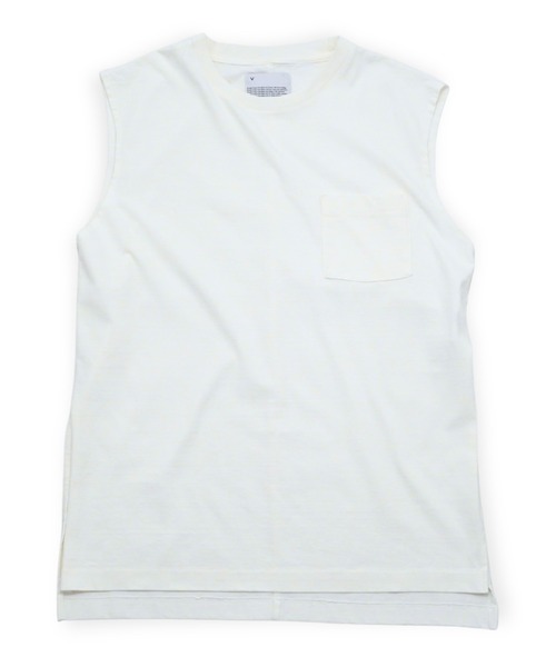 VOAAOV(ヴォアーブ)の「【VOAAOV】HEAVY JERSEY GARMENT DYE No Sleeve(Tシャツ/カットソー・メンズ・チャコールグレー/ブラック/ホワイト/オリーブ・2/1)」の12枚目の写真