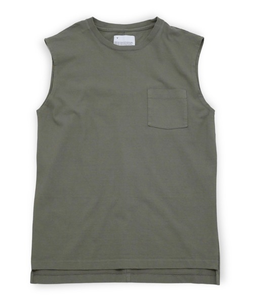 VOAAOV(ヴォアーブ)の「【VOAAOV】HEAVY JERSEY GARMENT DYE No Sleeve(Tシャツ/カットソー・メンズ・チャコールグレー/ブラック/ホワイト/オリーブ・2/1)」の21枚目の写真