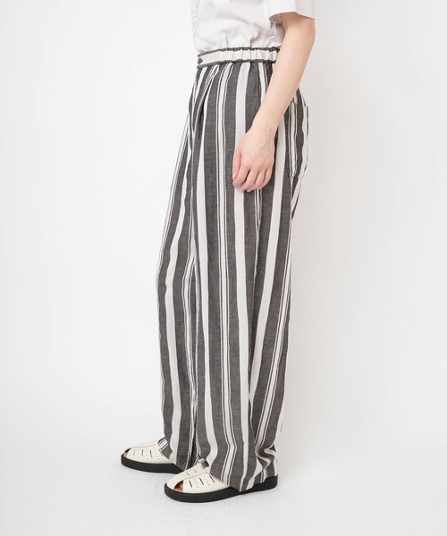 RNA-N(アールエヌエーエヌ)の「R4455 先染めドビーパンツ(その他パンツ・レディース・ブラック/キャメル/チャコール・FREE)」の5枚目の写真