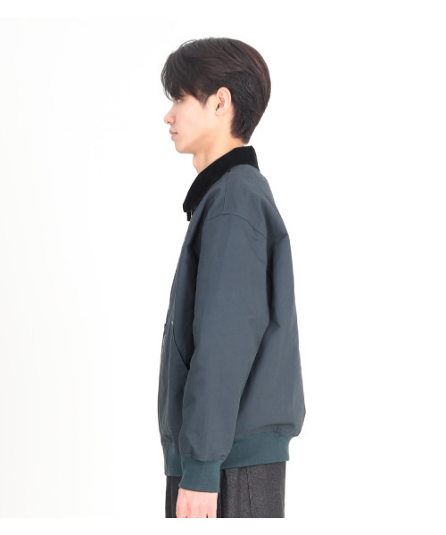 BUTTON SEOUL(ボタンソウル)の「コーデュロイカラーアウタージャンパー (ブルーグリーン)(ブルゾン・メンズ・その他・M/L/XL)」の4枚目の写真