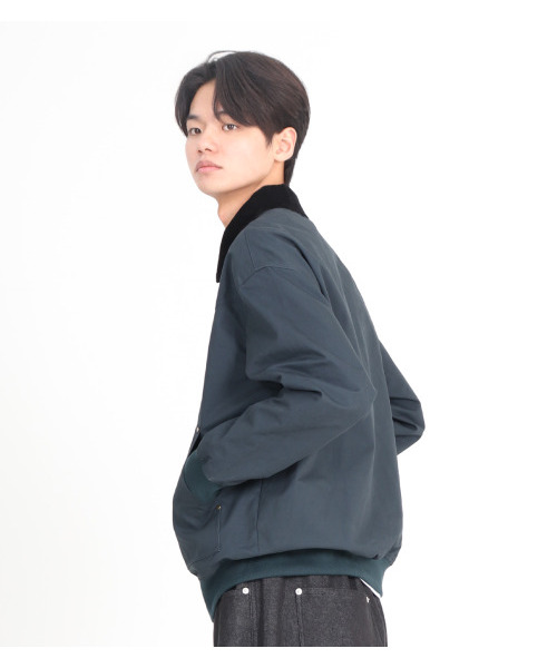 BUTTON SEOUL(ボタンソウル)の「コーデュロイカラーアウタージャンパー (ブルーグリーン)(ブルゾン・メンズ・その他・M/L/XL)」の7枚目の写真