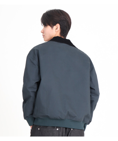 BUTTON SEOUL(ボタンソウル)の「コーデュロイカラーアウタージャンパー (ブルーグリーン)(ブルゾン・メンズ・その他・M/L/XL)」の8枚目の写真