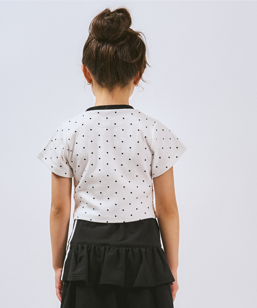 minimal(ミニマル)の「【サラサラプラス】【吸水速乾】テレコ半袖ちびT(Tシャツ/カットソー・キッズ・ブラック/ラベンダー/カラフル/レッド/オフホワイト・120cm/140cm/110cm/130cm/100cm)」の7枚目の写真