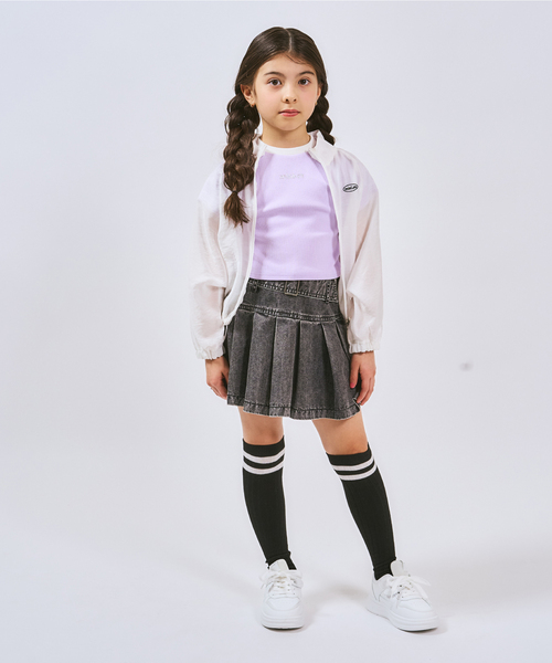 minimal(ミニマル)の「【サラサラプラス】【吸水速乾】テレコ半袖ちびT(Tシャツ/カットソー・キッズ・ブラック/ラベンダー/カラフル/レッド/オフホワイト・120cm/140cm/110cm/130cm/100cm)」の15枚目の写真