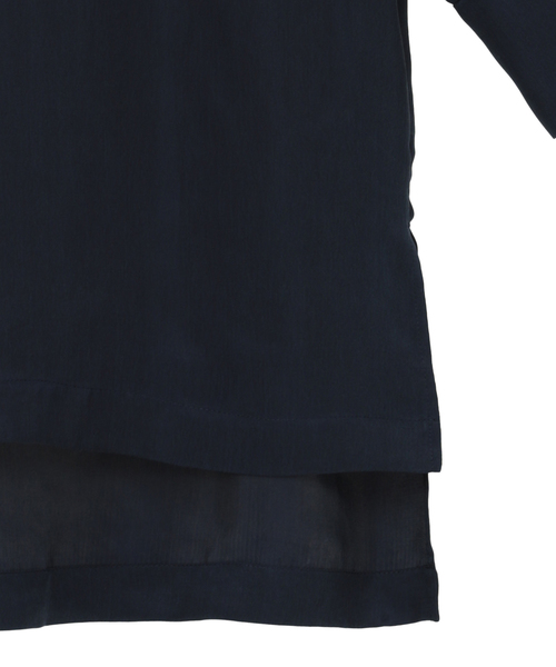 martinique(マルティニーク)の「キュプラTブラウス(シャツ/ブラウス・レディース・ホワイト/モカ/ネイビー・FREE)」の9枚目の写真