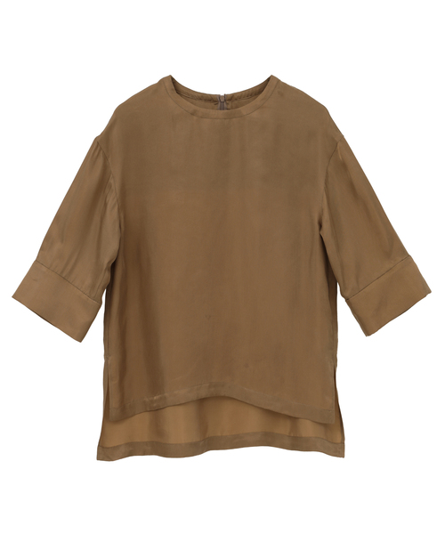 martinique(マルティニーク)の「キュプラTブラウス(シャツ/ブラウス・レディース・ホワイト/モカ/ネイビー・FREE)」の20枚目の写真