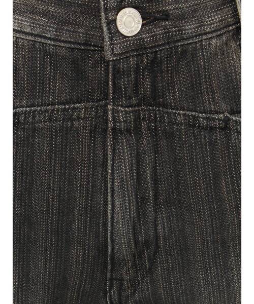 MURUA（ムルーア）の「スラブハイウエストデニム（デニムパンツ・レディース・ブルー/ブラック・1/2）」の13枚目の写真