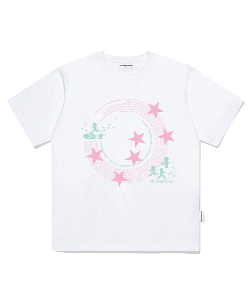 ESCAPEFROM(エスケープフロム)の「サークルビッグスタープリントオーバーサイズ半袖Tシャツブラウン(Tシャツ/カットソー・レディース・その他・MEDIUM/LARGE/SMALL)」の2枚目の写真