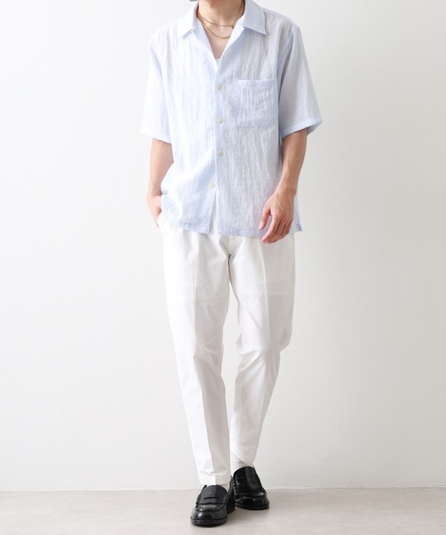 FUNALIVE(ファンアライブ)の「INSERT ノータックパンツ(スラックス・メンズ・ベージュ/ホワイト/ブラック/ネイビー・L/LL/M)」の21枚目の写真