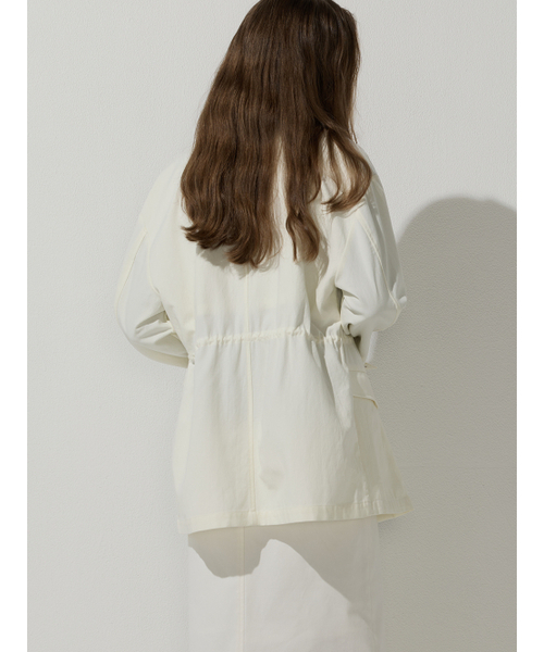 BEMUSE MANSION(ビミューズマンション)の「Safari jacket - Ivory(テーラードジャケット・レディース・アイボリー・FREE)」の3枚目の写真