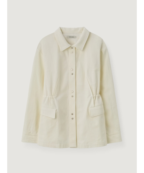 BEMUSE MANSION(ビミューズマンション)の「Safari jacket - Ivory(テーラードジャケット・レディース・アイボリー・FREE)」の5枚目の写真