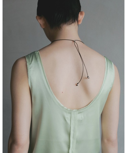 anuke（アンヌーク）の「Acrylic Stone Necklace（ネックレス・レディース・ホワイト/ブラック・FREE）」の10枚目の写真