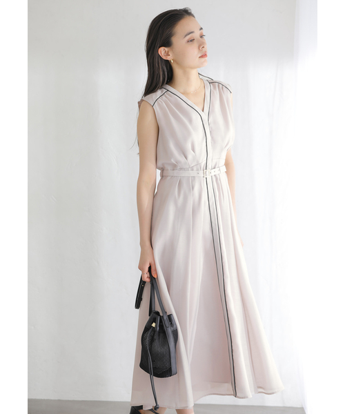 La TOTALITE(ラトータリテ)の「【洗える】ウォッシャブルレディワンピース(ワンピース・レディース・ネイビー/ベージュ/ブラック/グリーン・38/36)」の14枚目の写真