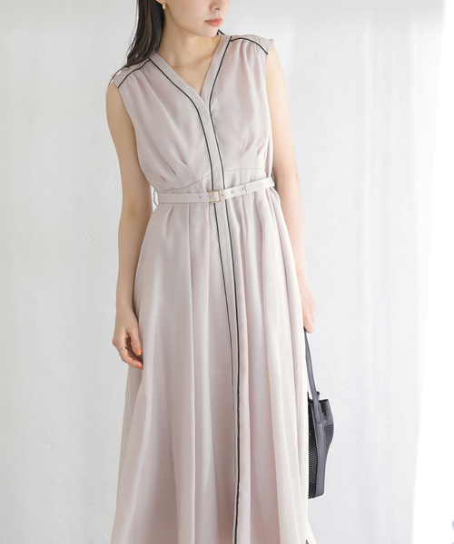 La TOTALITE(ラトータリテ)の「【洗える】ウォッシャブルレディワンピース(ワンピース・レディース・ネイビー/ベージュ/ブラック/グリーン・38/36)」の16枚目の写真