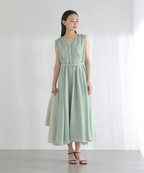 La TOTALITE(ラトータリテ)の「【洗える】ウォッシャブルレディワンピース(ワンピース・レディース・ネイビー/ベージュ/ブラック/グリーン・38/36)」の17枚目の写真