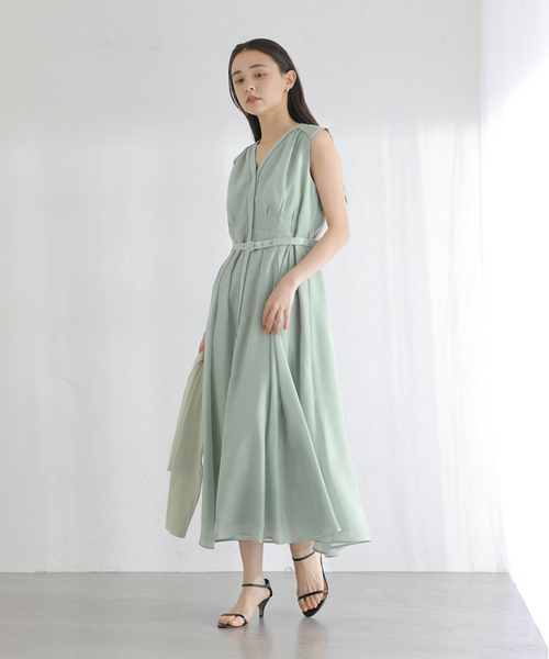 La TOTALITE(ラトータリテ)の「【洗える】ウォッシャブルレディワンピース(ワンピース・レディース・ネイビー/ベージュ/ブラック/グリーン・38/36)」の18枚目の写真