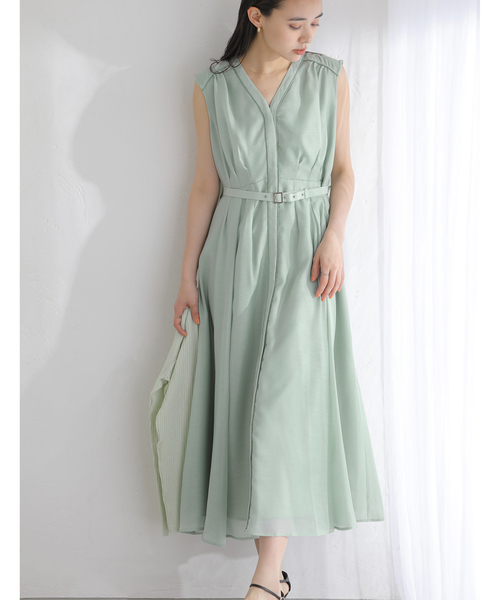 La TOTALITE(ラトータリテ)の「【洗える】ウォッシャブルレディワンピース(ワンピース・レディース・ネイビー/ベージュ/ブラック/グリーン・38/36)」の20枚目の写真
