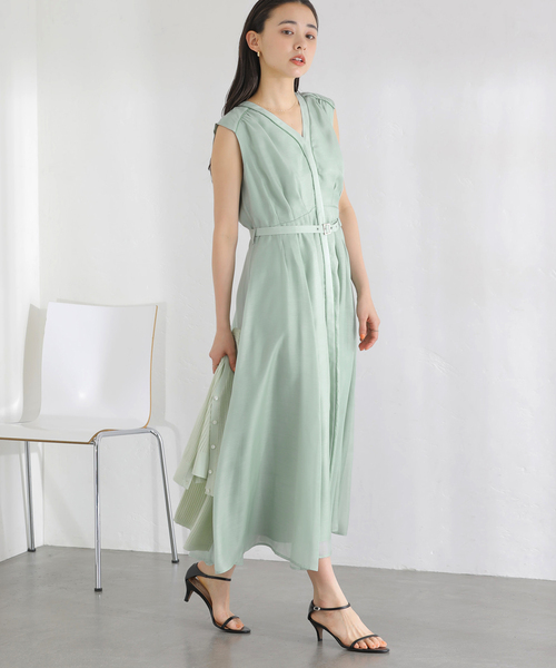 La TOTALITE(ラトータリテ)の「【洗える】ウォッシャブルレディワンピース(ワンピース・レディース・ネイビー/ベージュ/ブラック/グリーン・38/36)」の21枚目の写真