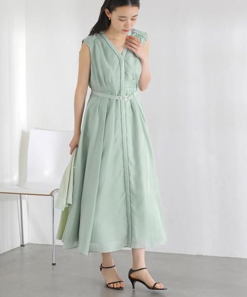 La TOTALITE(ラトータリテ)の「【洗える】ウォッシャブルレディワンピース(ワンピース・レディース・ネイビー/ベージュ/ブラック/グリーン・38/36)」の22枚目の写真