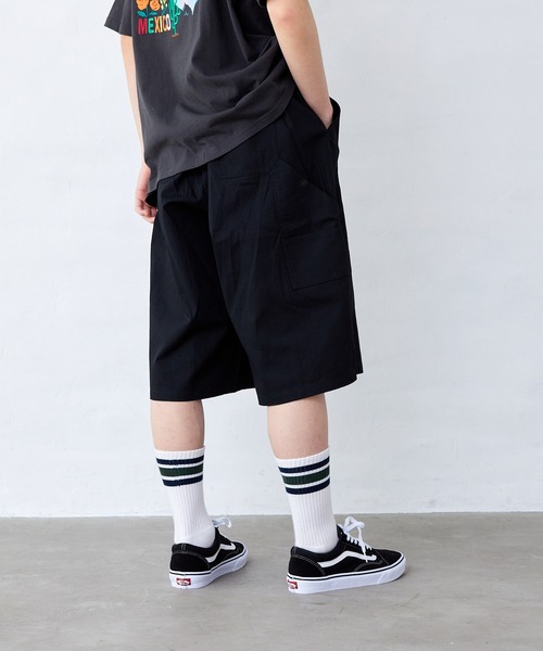 Fluffy BROTHERS(フラッフィーブラザーズ)の「ペインターハーフパンツ(大人サイズ)(その他パンツ・メンズ・ブラック・M/L/XL)」の6枚目の写真