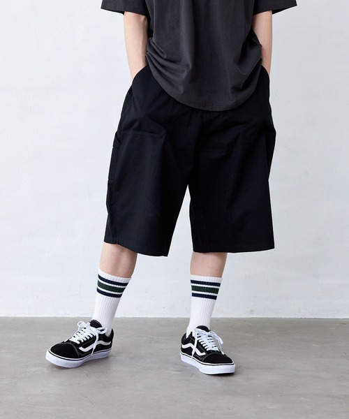 Fluffy BROTHERS(フラッフィーブラザーズ)の「ペインターハーフパンツ(大人サイズ)(その他パンツ・メンズ・ブラック・M/L/XL)」の9枚目の写真